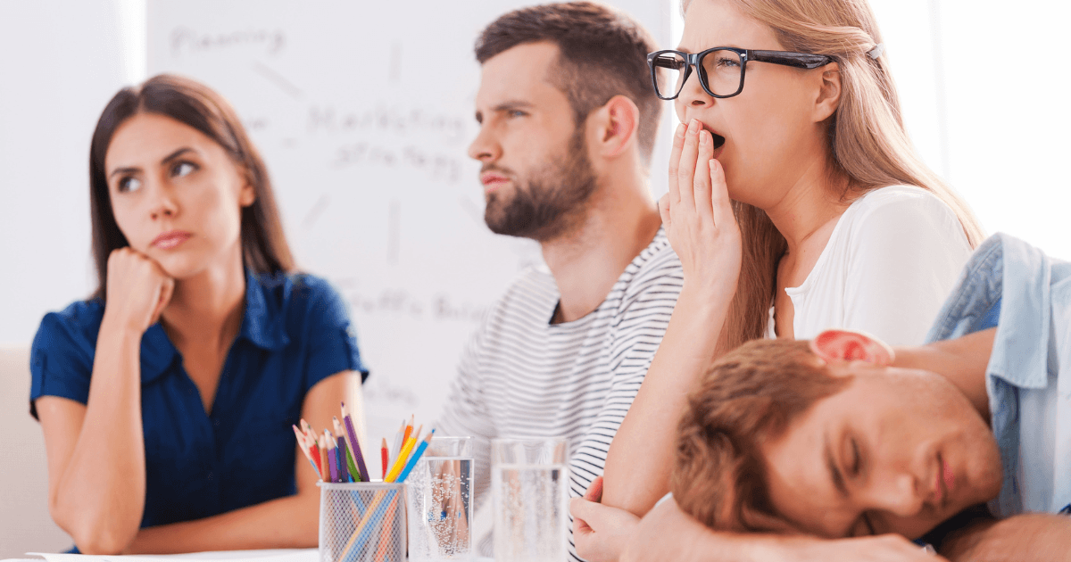 Réunions inefficaces